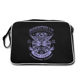 Bonneville Salt Flats Course de moto Vintage - Sac Retro - noir/blanc - Dos