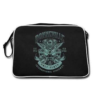 Bonneville Salt Flats Course de moto Vintage - Sac Retro - noir/blanc - Dos