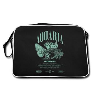 Lionfish Marine Fish Keeper Modern Streetwear - Retro Bag - black/white - Back