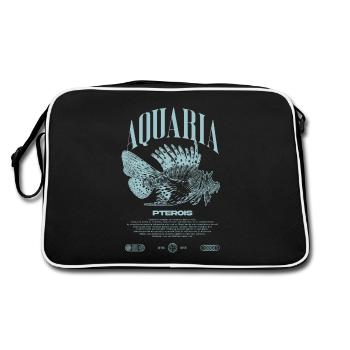 Rotfeuerfisch Marine Fish Keeper Moderne Streetwear - Retro Tasche - Schwarz/Weiß - Hinten