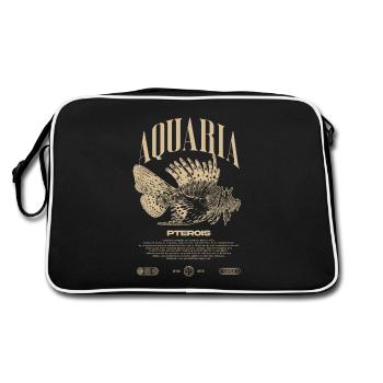 Rotfeuerfisch Marine Fish Keeper Moderne Streetwear - Retro Tasche - Schwarz/Weiß - Hinten