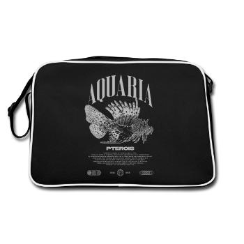 Rotfeuerfisch Marine Fish Keeper Moderne Streetwear - Retro Tasche - Schwarz/Weiß - Hinten