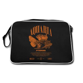 Rotfeuerfisch Marine Fish Keeper Moderne Streetwear - Retro Tasche - Schwarz/Weiß - Hinten