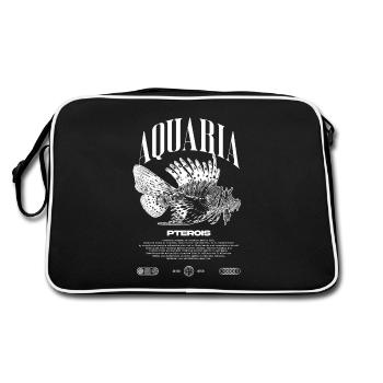 Rotfeuerfisch Marine Fish Keeper Moderne Streetwear - Retro Tasche - Schwarz/Weiß - Hinten