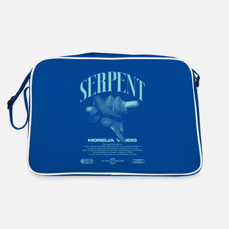 Grüner Baum Python Modern Reptile Keeper Streetwear Retro Tasche