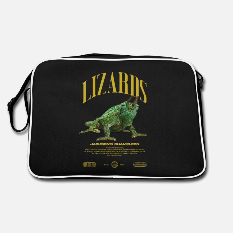 Jackson's Chameleon Streetwear Lizard Keeper Retro Bag