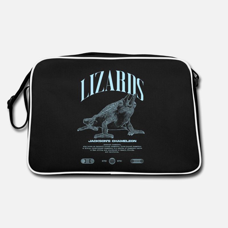 Jackson's Chameleon Streetwear Lizard Keeper Retro Bag