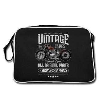 Moto Vintage Moto Moto Anniversaire 1985 - Sac Retro - noir/blanc - Dos