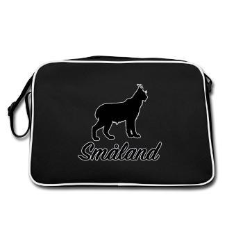 Småland Lynx Suède Région Suède Sud Aperçu - Sac Retro - noir/blanc - Dos