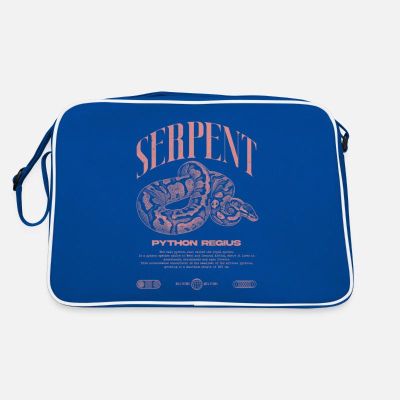 Ball Python Moderne Reptilienwärter Streetwear Retro Tasche