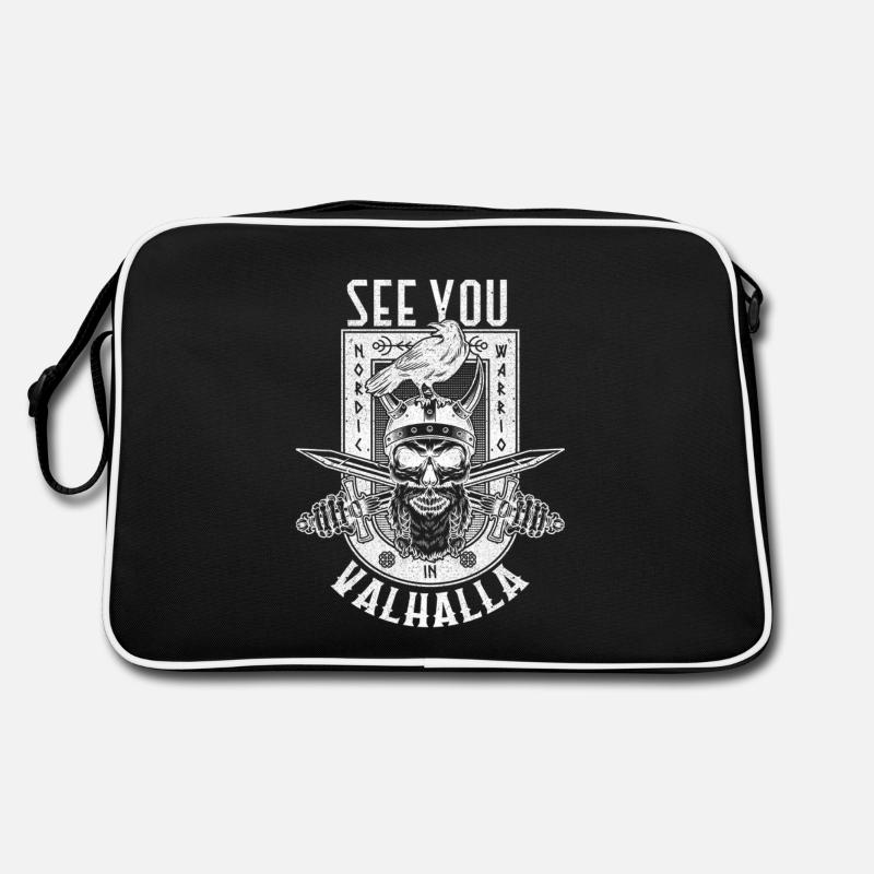 Rendez-vous au Valhalla Viking nordique Sac Retro