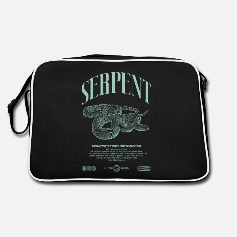 Gardien de reptiles python réticulé Streetwear Sac Retro