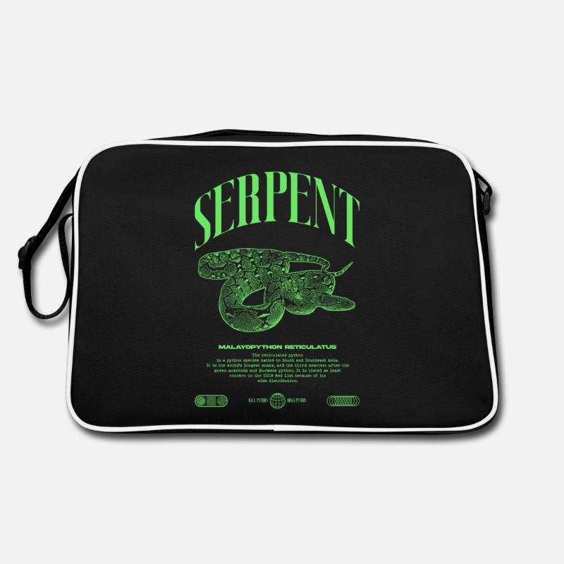 Gardien de reptiles python réticulé Streetwear Sac Retro