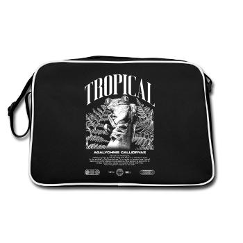 Grenouille arboricole aux yeux rouges Amphibien de la forêt tropicale - Sac Retro - noir/blanc - Dos