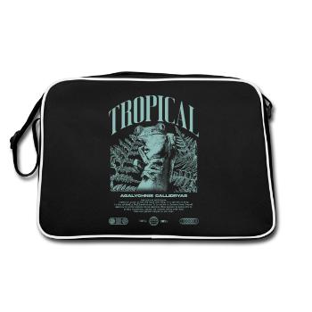 Grenouille arboricole aux yeux rouges Amphibien de la forêt tropicale - Sac Retro - noir/blanc - Dos