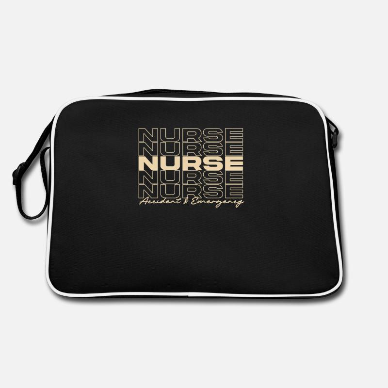 Unfall- und Notfallkrankenschwester Krankenschwestern Stilvoll Retro Tasche
