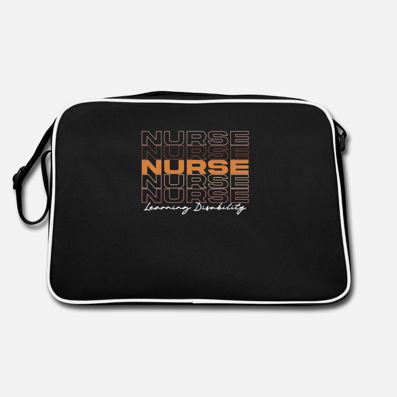 Schwarze Krankenschwester Melanin African Retro Tasche