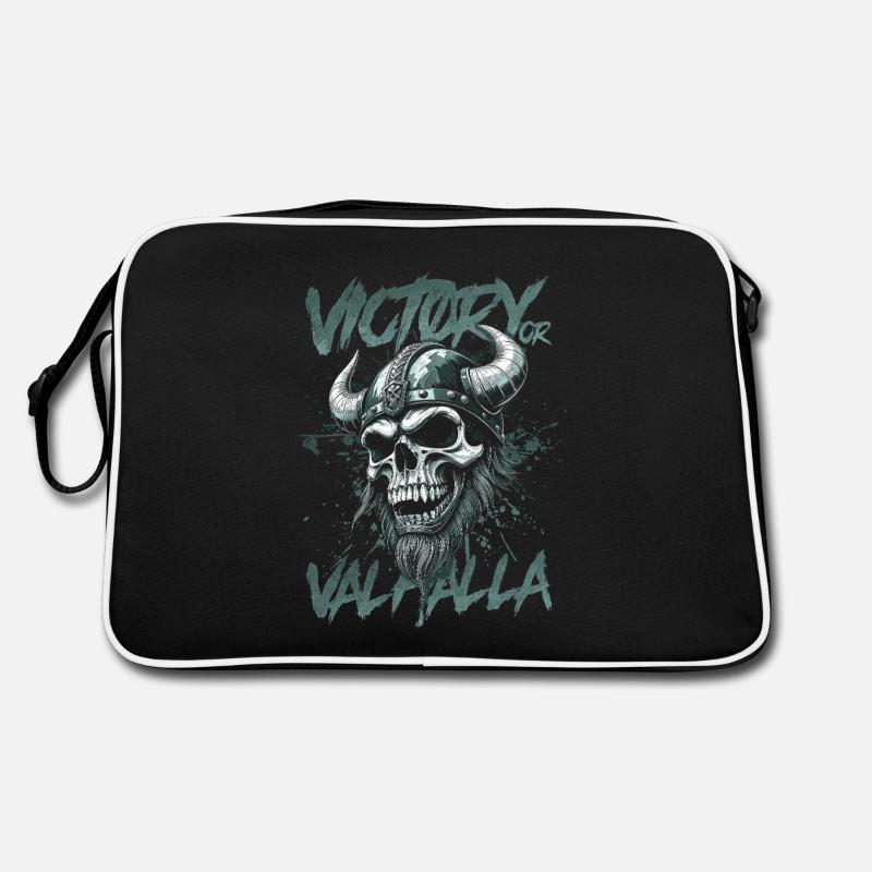 Nordischer Wikingersieg oder Walhalla Retro Tasche