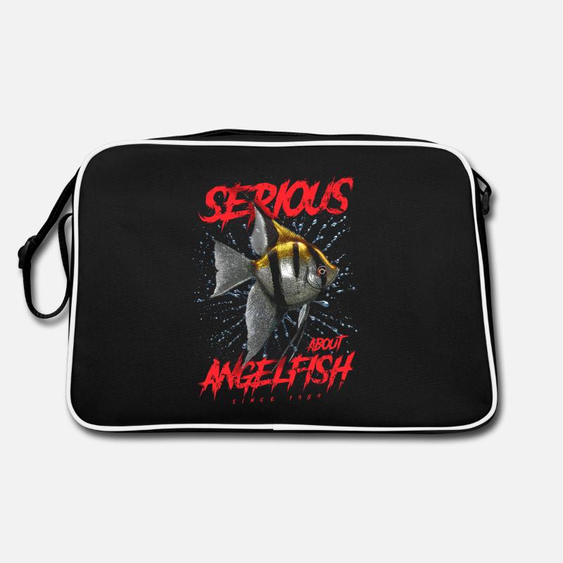 Seit 1989 ernsthaft mit Diskusfischen beschäftigt Retro Tasche