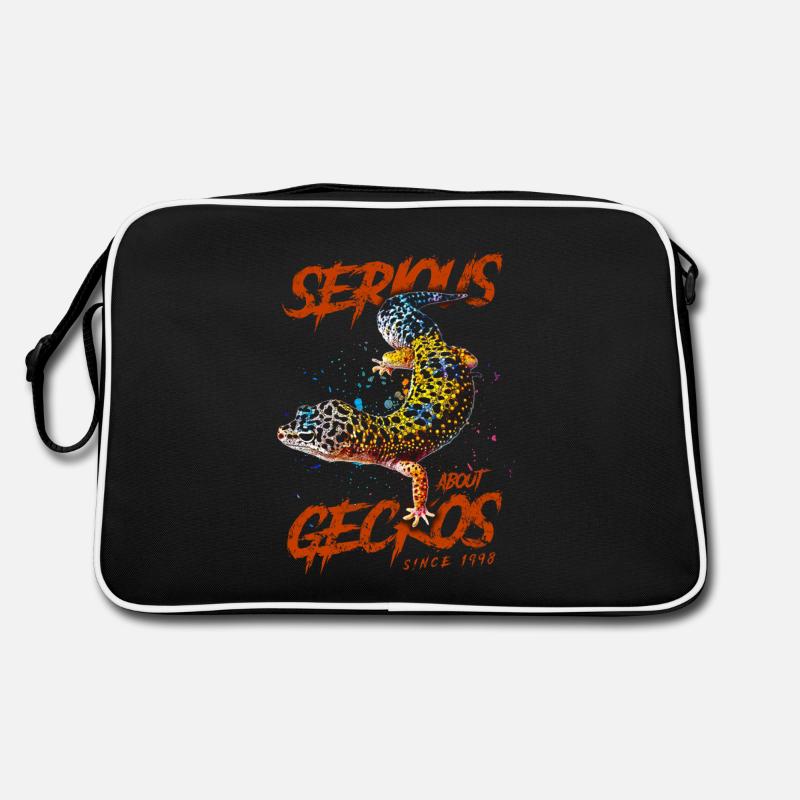 Ernsthaft in Sachen Leopardgeckos seit 1998 Retro Tasche