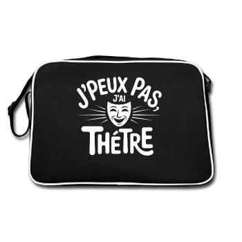 J'peux pas j'ai théatre - Sac Retro - noir/blanc - Dos