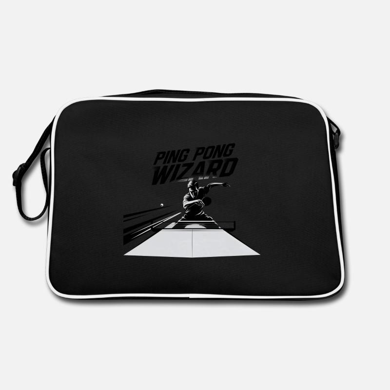 Ping Pong Wizard – Passe-temps de tennis de table Sac Retro