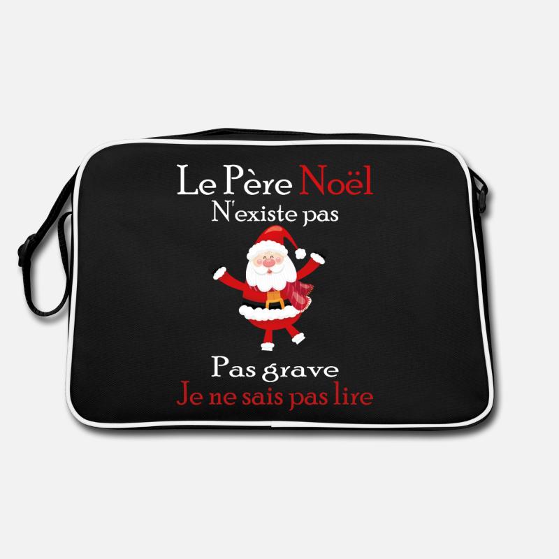 Le Père Noël N'existe Pas Sac Retro