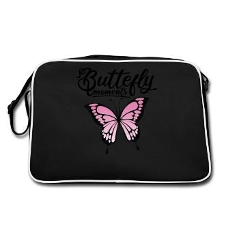 Papillon "moments" - Sac Retro - noir/blanc - Dos