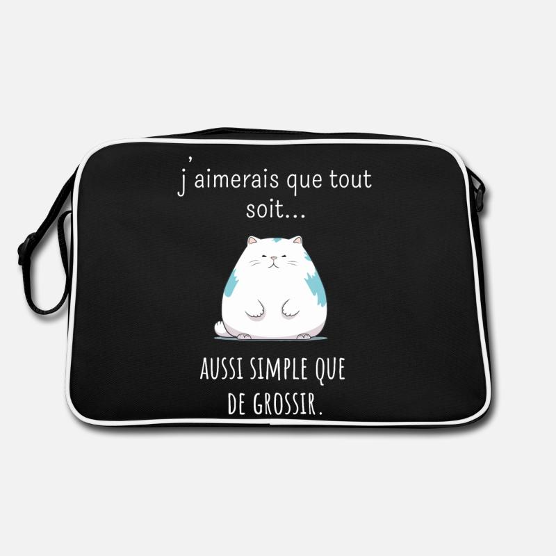 J'aimerais que tout soit simple que de grossir Sac Retro