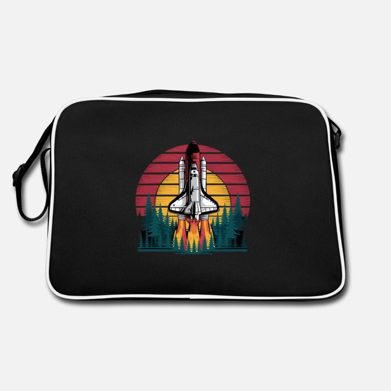Rocket Space Science Adventure Retro Bag
