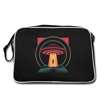 Détournement d’OVNI dans une nuit mystérieuse - Sac Retro - noir/blanc - Dos