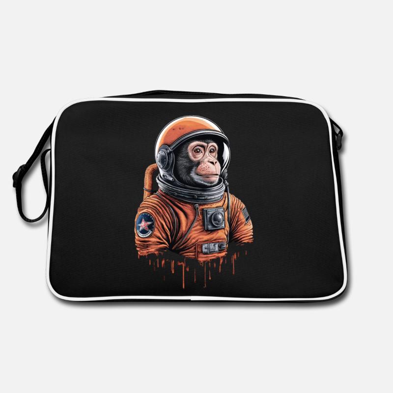 Space Monkey Explorer Adventure Retro Bag