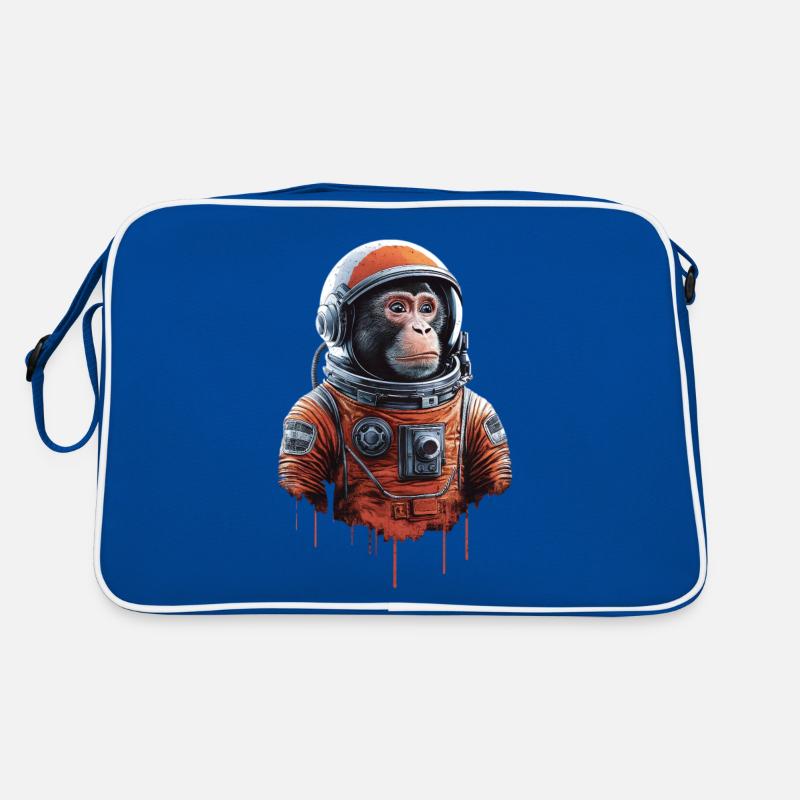 Aventure spatiale avec le singe astronaute Sac Retro
