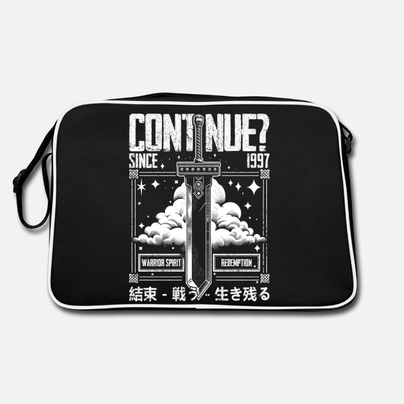 Fortsetzen? FF7 Klassisches Design 1997 Retro Tasche