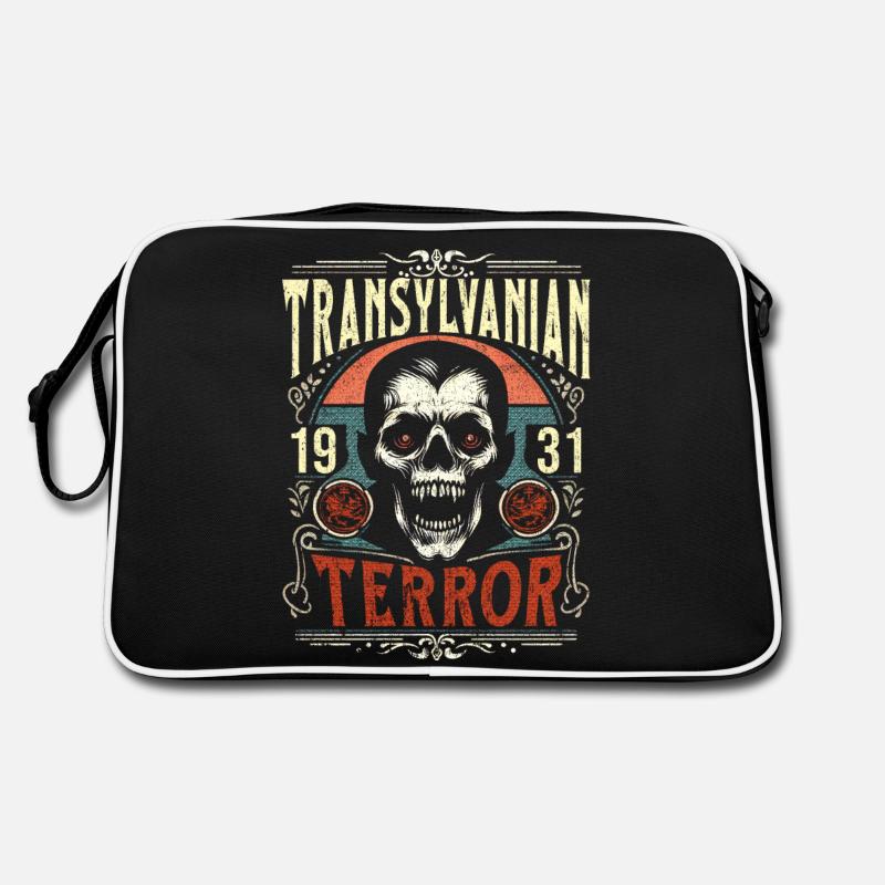 Transylvania Terror Vintage Skeleton Dracula Retro Bag