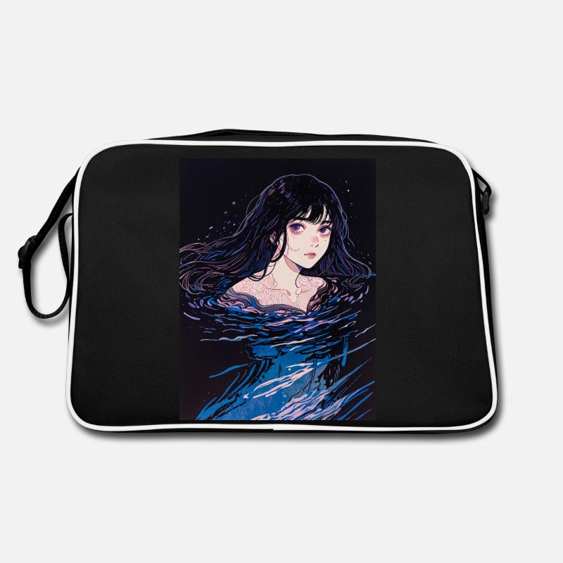 Klage der Gezeiten - Retro Tasche - Schwarz/Weiß