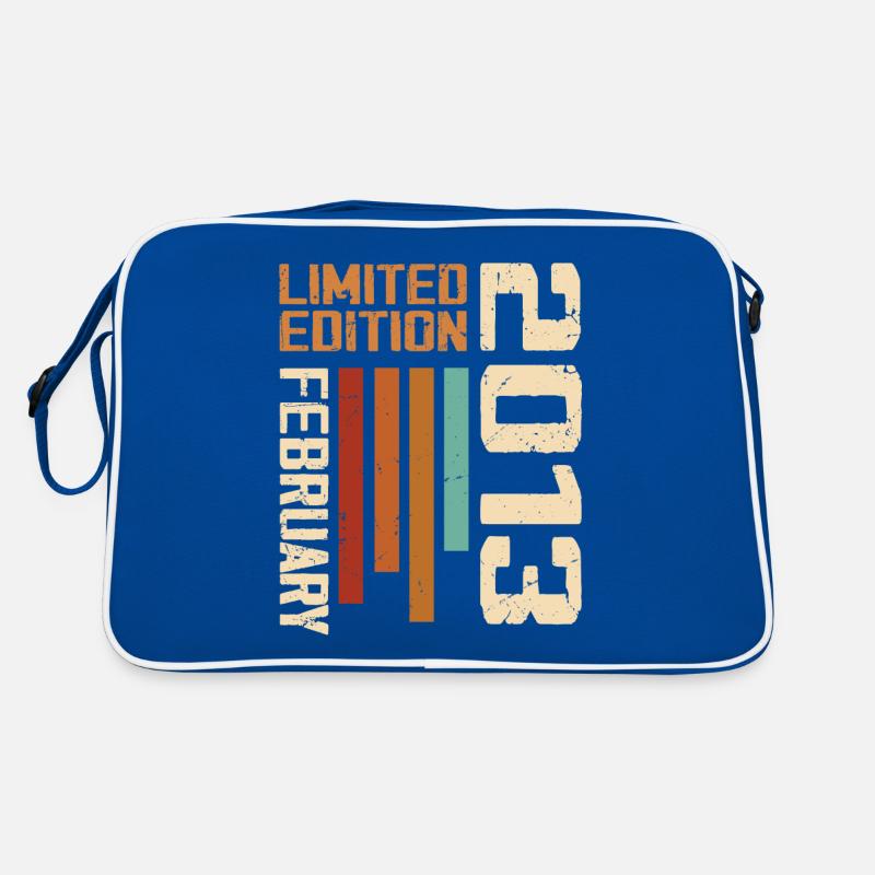 Née en Février 2013 Rétro 2013 Anniversaire Sac Retro