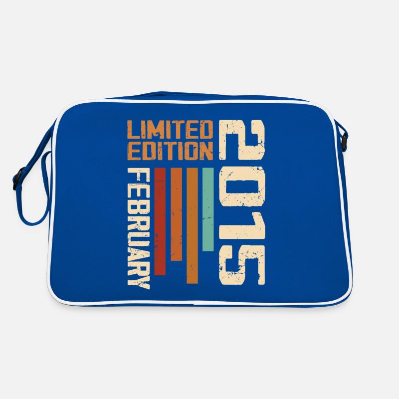Née en Février 2015 Rétro 2015 Anniversaire Sac Retro