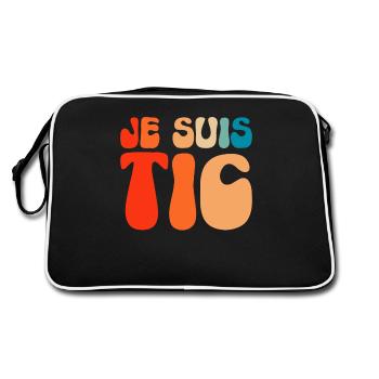 Je Suis TIC - Groovy TIC et TAC Duo 2 Personnes - Sac Retro - noir/blanc - Dos