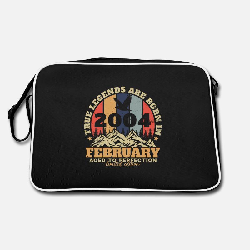 February 2004 Vintage Birthday 2004 Gift Retro Bag