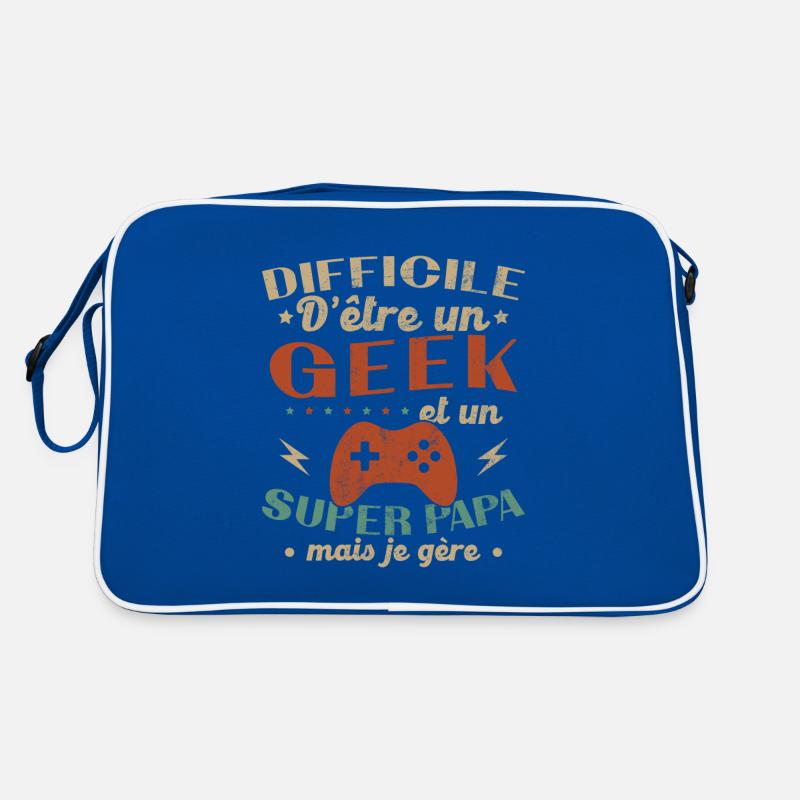 A geek and a great dad Retro Bag
