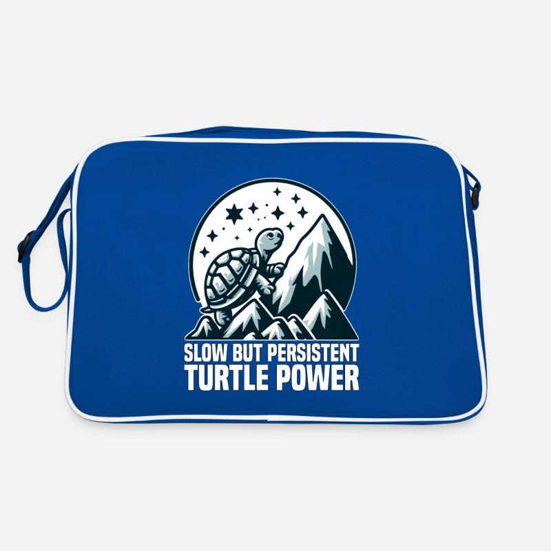 LANGSAME, ABER AUSDAUERNDE TURTLE-POWER Retro Tasche