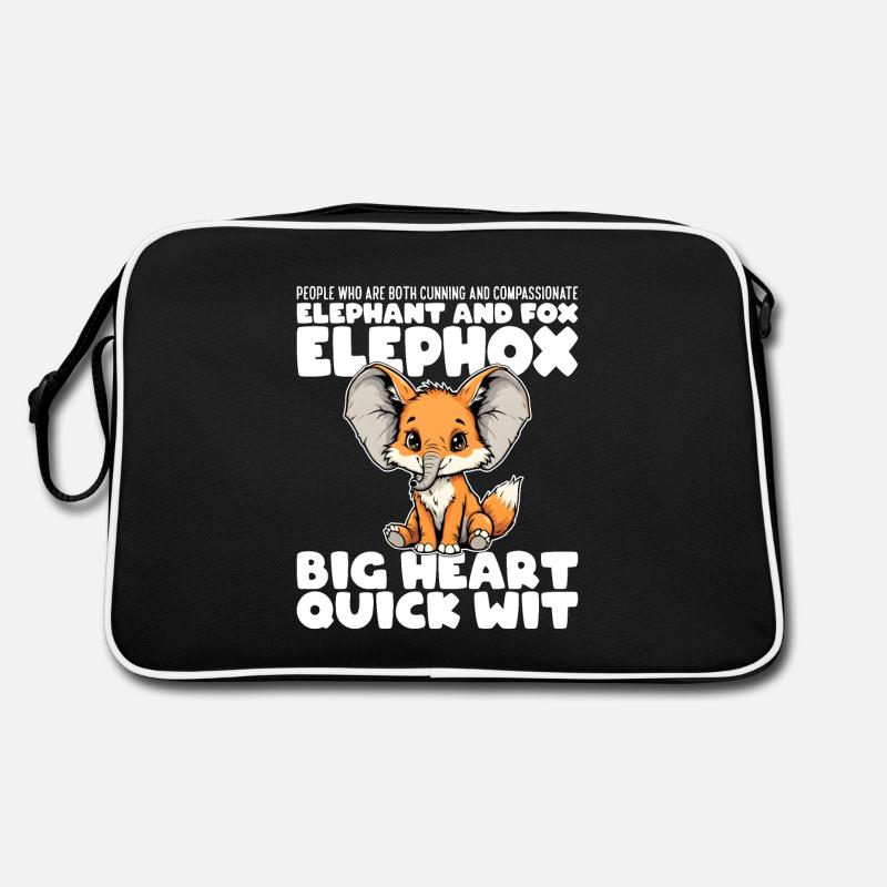 BIG HEART QUICK WIT - ELEPHANT AND FOX - ELEPHOX Retro Bag