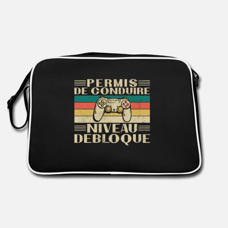 Permis de Conduire Niveau Débloqué Sac Retro