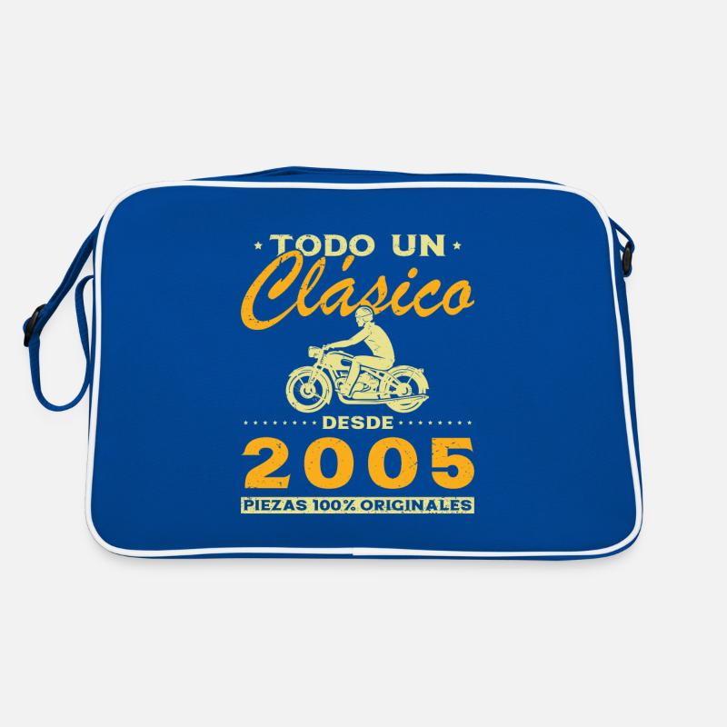 Biker: Ein Klassiker, der 2005 geboren wurde Retro Tasche