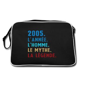 2005 Year Man Myth Legend - Retro Bag - black/white - Back