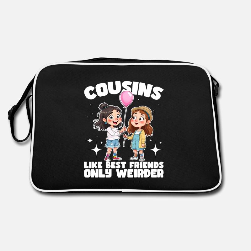 COUSINS : COMME LES MEILLEURS AMIS MAIS EN PLUS BIZARRE Sac Retro