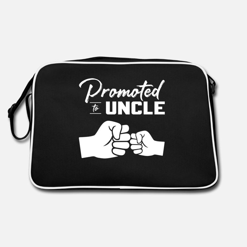 Promu à Oncle bébé annonce 2022 Sac Retro