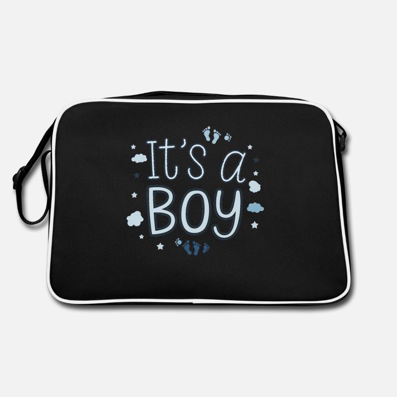 It's a Boy - Design Naissance Mignon Sac Retro