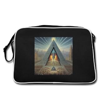 Assimilate - Retro Bag - black/white - Back